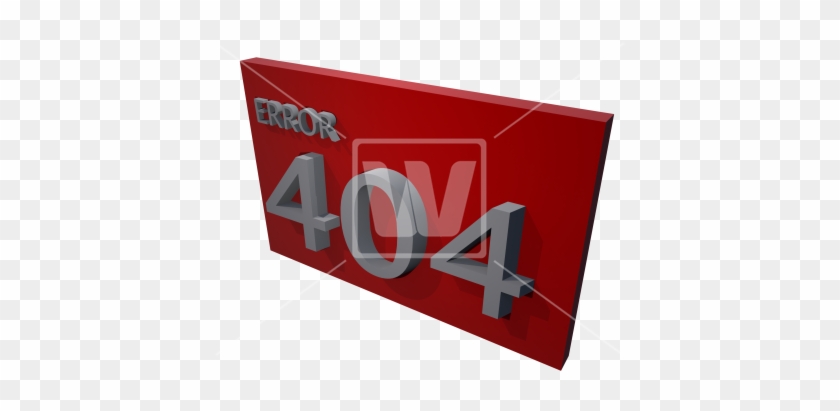 3d Error 404 Icon - Sign #1196402