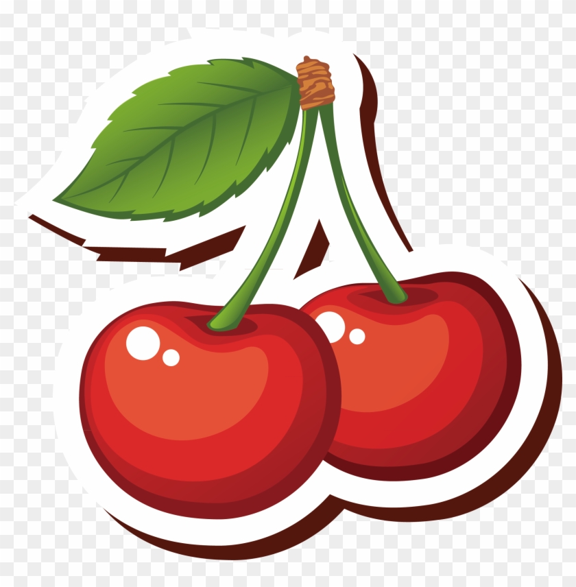 Cherry Cartoon Clip Art - Cartoon Cherry Png #1196435