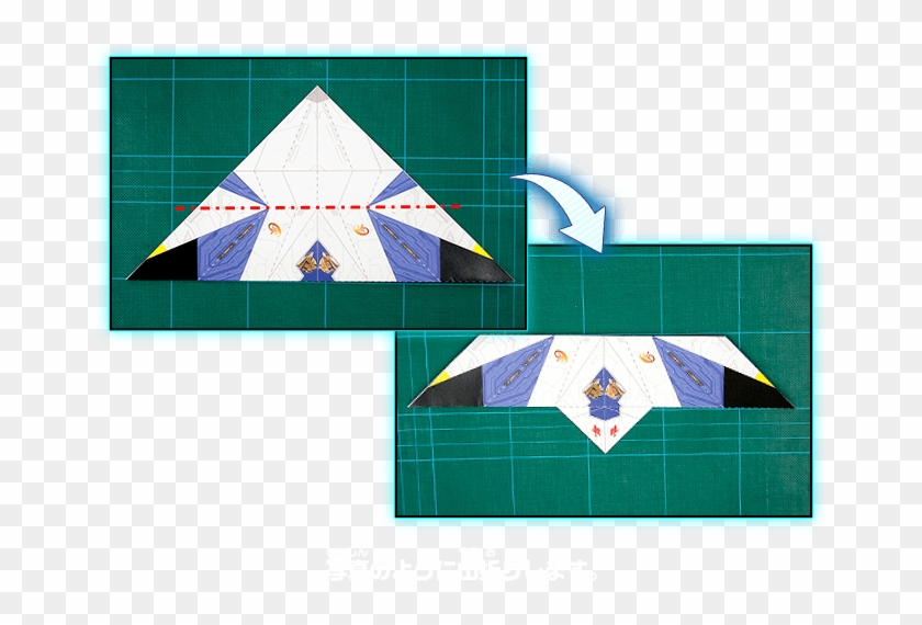 Here's How To Make Your Own Origami Arwing - Triangle #1196723