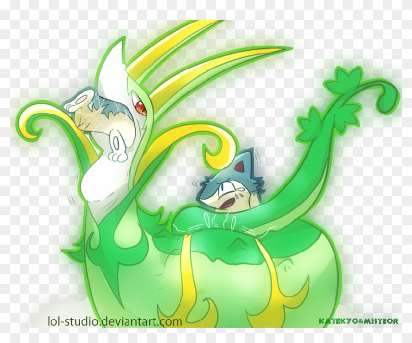 Fat Serperior Eat Pokemon Images - Pokemon Serperior Vore Gif #1196826