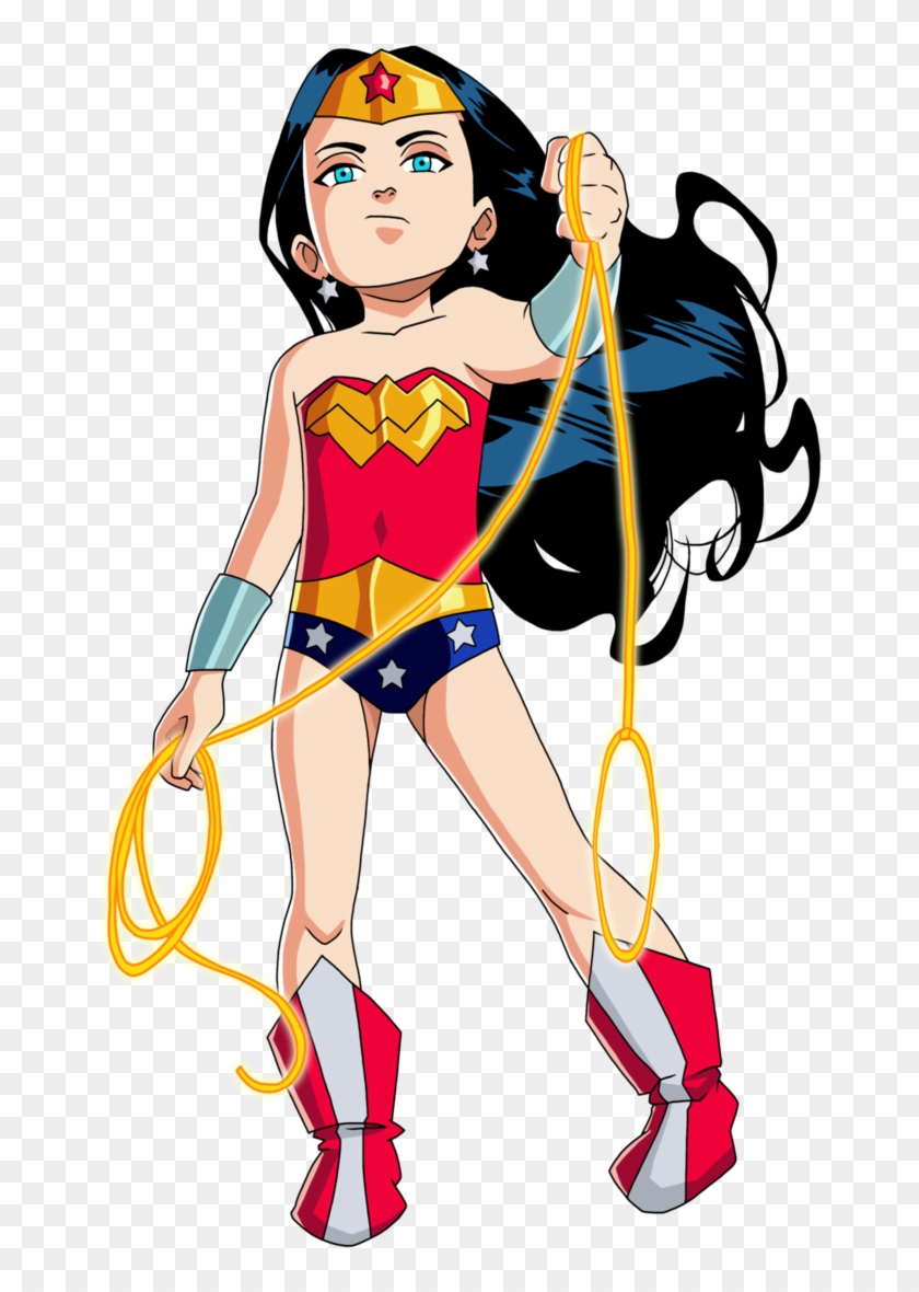 Wonder Child By Glee-chan - Wonder Woman Art Png #1196886