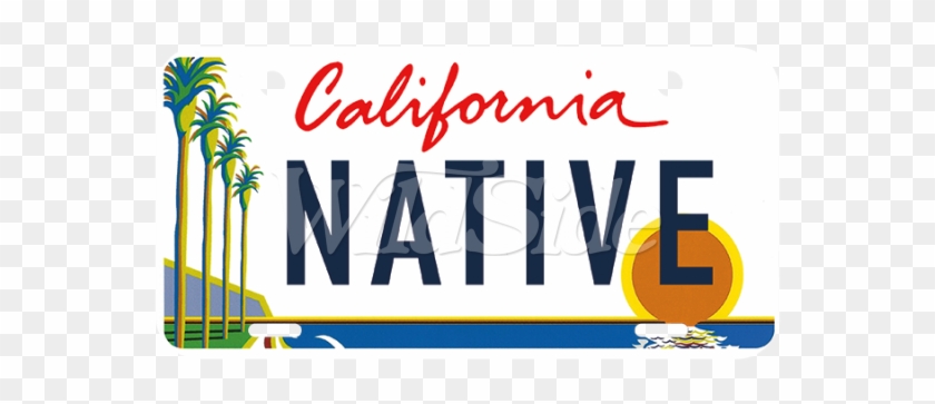 California Native License Plate - California License Plate #1197176