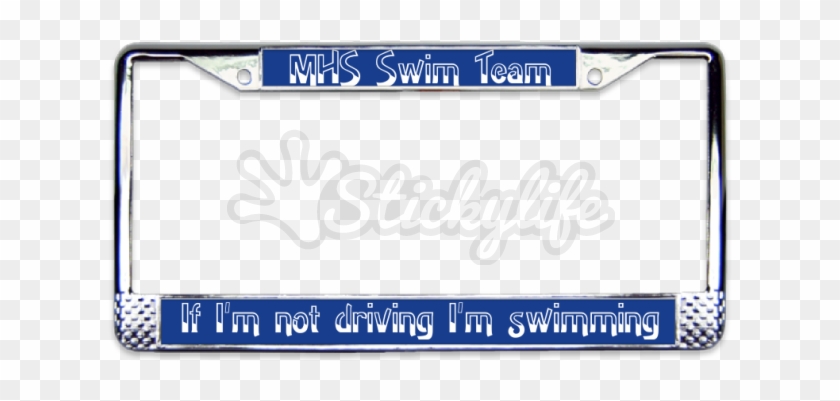 Swim Team License Plate Frame - Street Sign #1197186