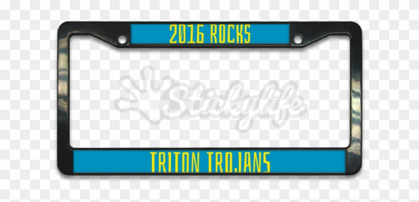 Triton Plastic License Plate Frame - Plastic #1197187