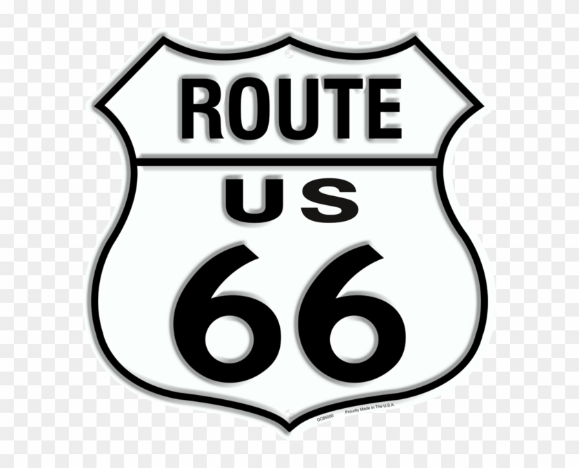 Route 66 Shield - 1 On The Road Wholesale Llc Route 66 Set Of 2 Signs #1197237