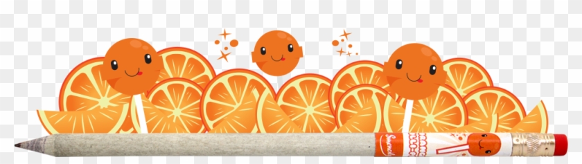 Orange Lollipop Accordion - Orange Smencil #1197239