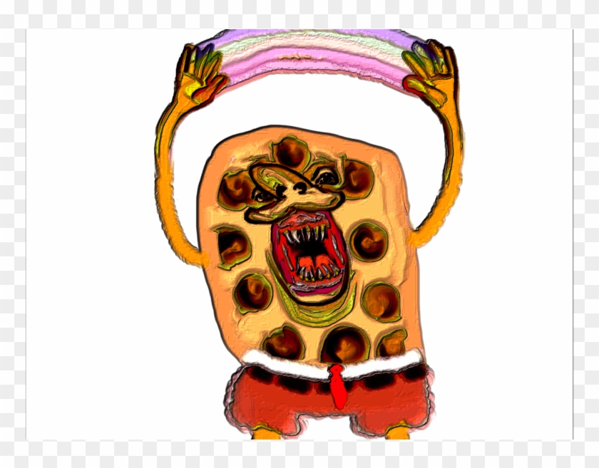 Scary Spongebab By Zabujard - Digital Art #1197240