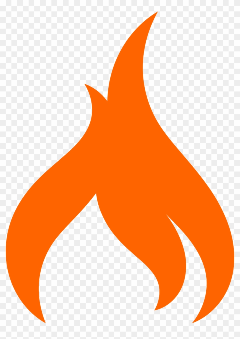 Fire Flame Burns Orange Png Image - Fire Graphic Png #1197325