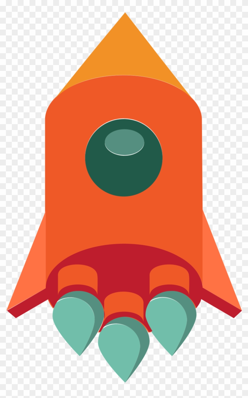 Orange Rocket 1500*1500 Transprent Png Free Download - Vector Graphics #1197386