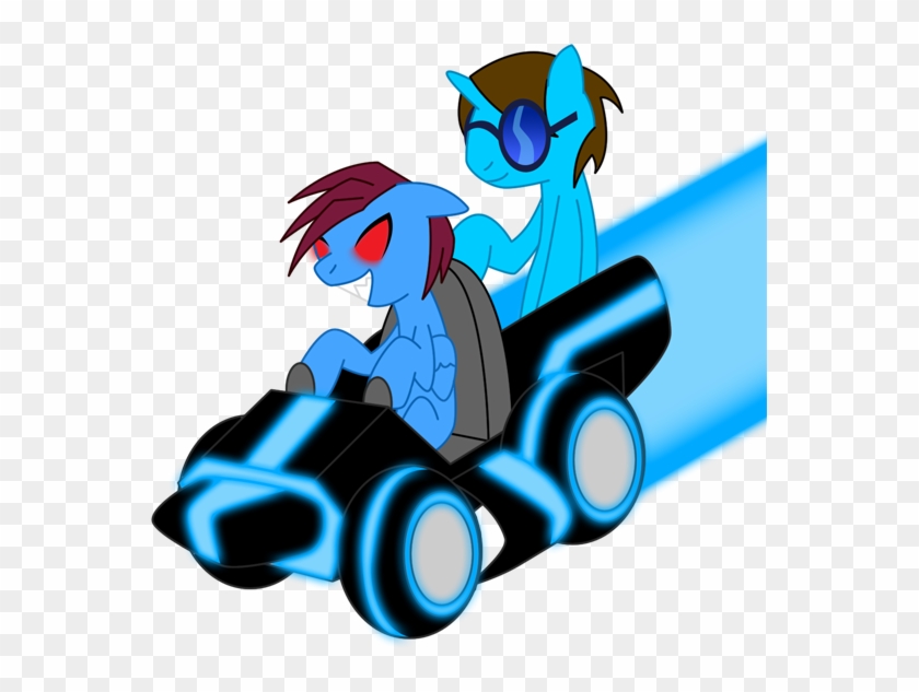 Tron Mlp Kart By Xelku9 - Cartoon #1197597