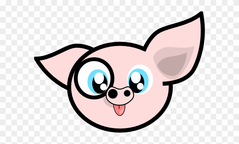 Porcinet Clip Art At Clker - Cute Pig Cartoon #1197650