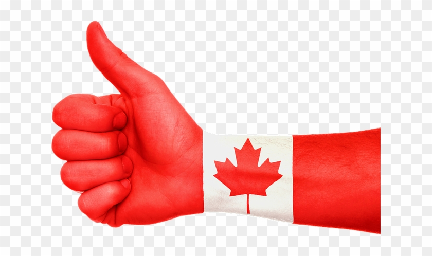 Cannabis Legalization Proponents In Canada Are Rejoicing - Canada Flag Thumbs Up #1197712