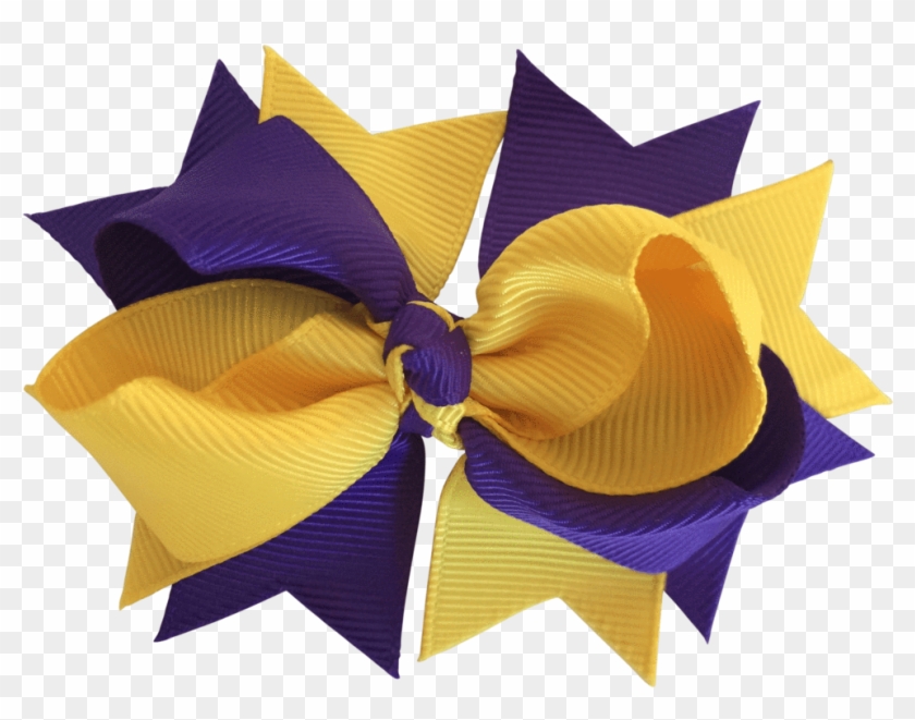 Purple & Yellow Hair Accessories - Craft #1197724