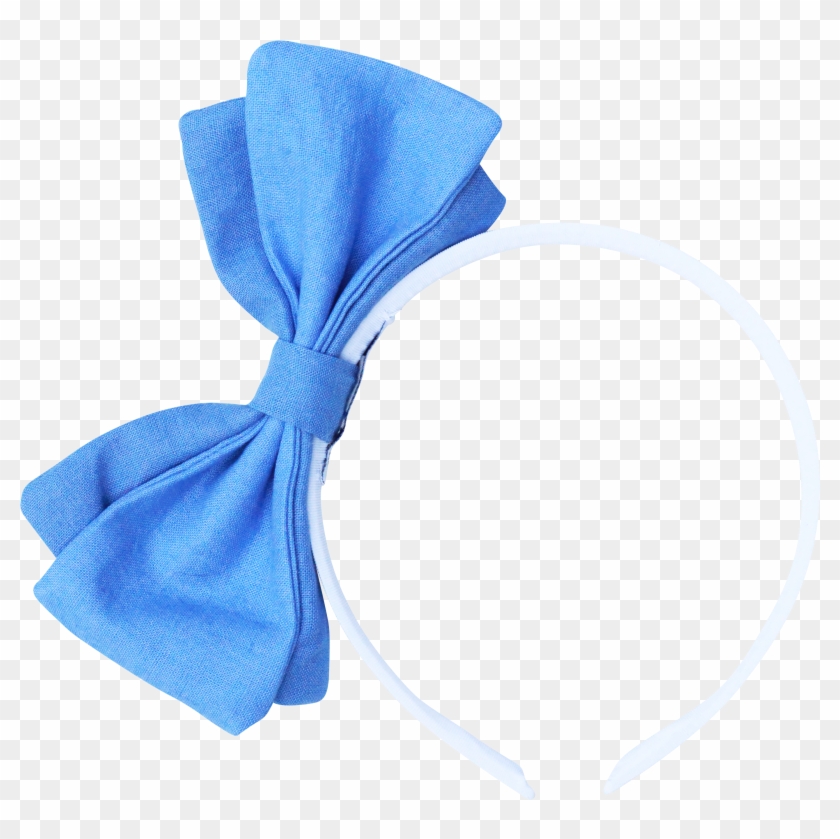 Side Bow Headband In Sky Blue - Blue #1197747