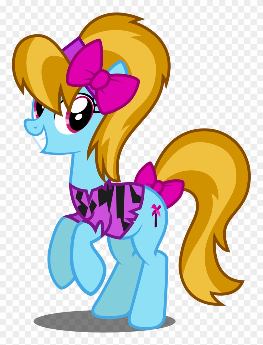 Checker-pony, Clothes, Grin, Happy, Rearing, Safe, - Mlp Surf And Turf #1197862