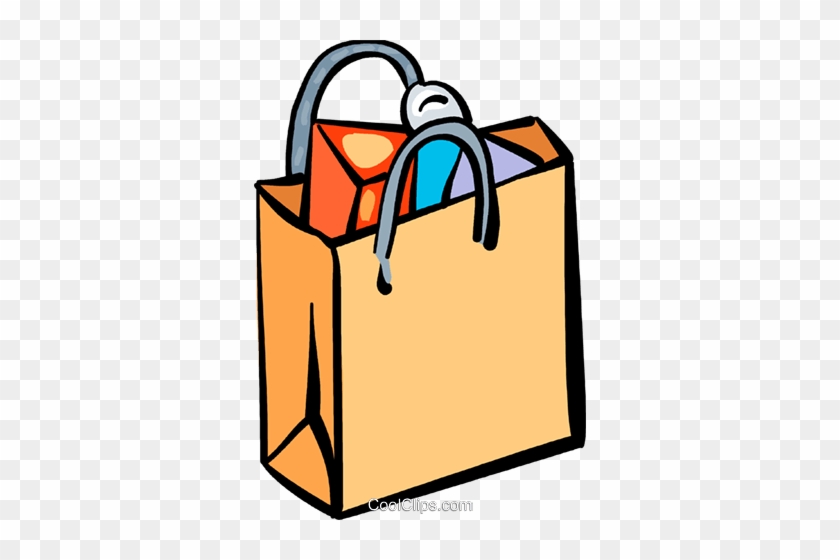 Shopping Bags Royalty Free Vector Clip Art Illustration - Shopping Bags Royalty Free Vector Clip Art Illustration #1197943