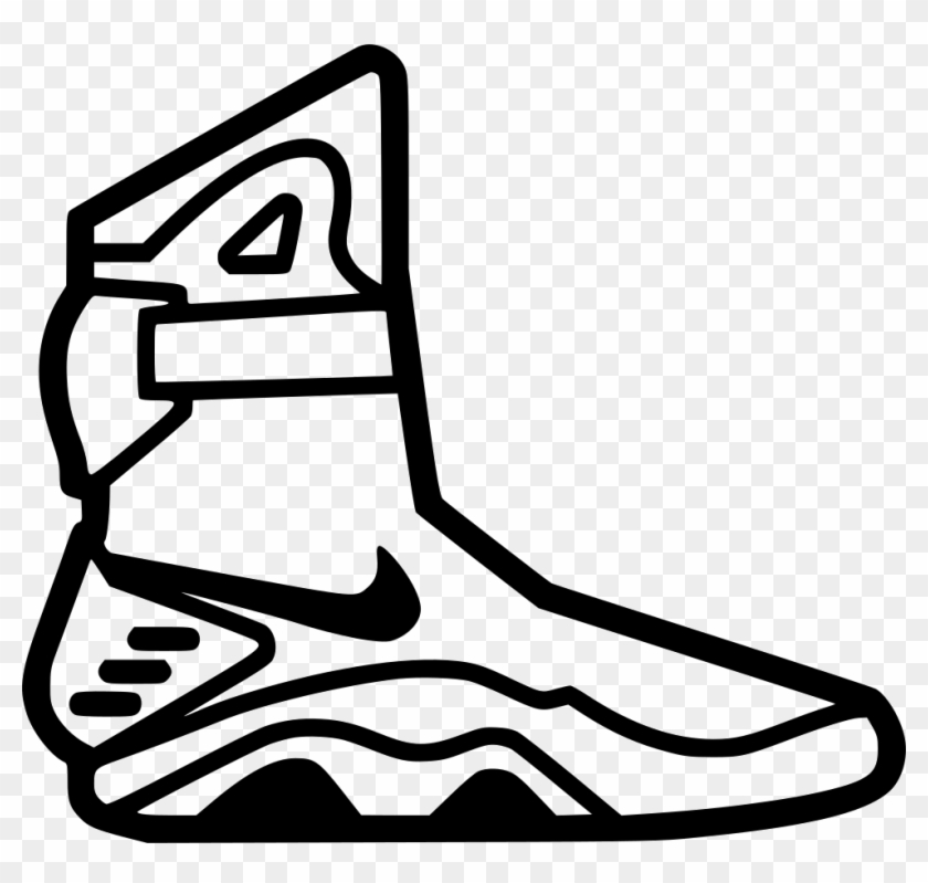 nike air mag coloring page