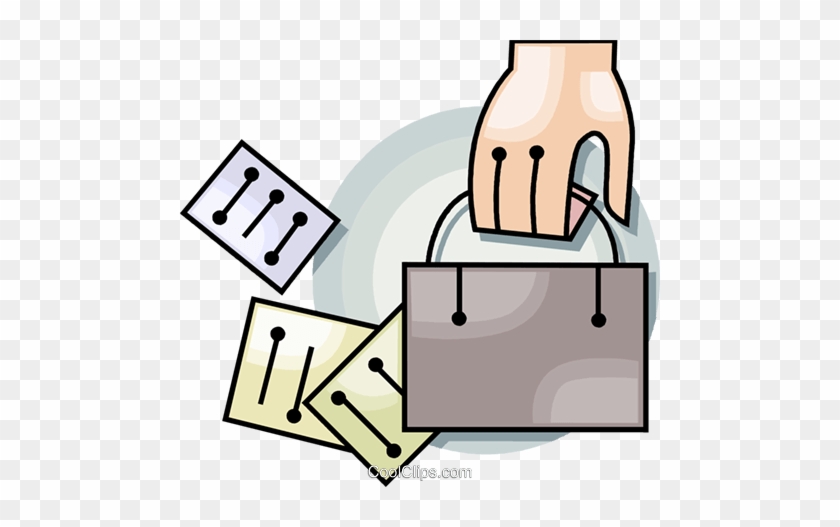 Briefcase And Documents Royalty Free Vector Clip Art - Unterlagen Clipart #1197993
