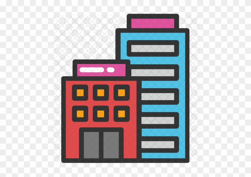 Commercial Building Icon - Ios #1198022