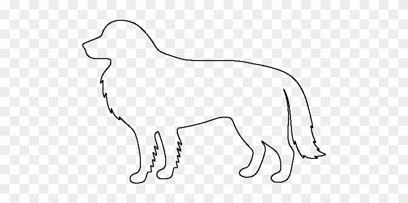 Border Collie Outline High Quality - Black Outline Of A Border Collie #1198128