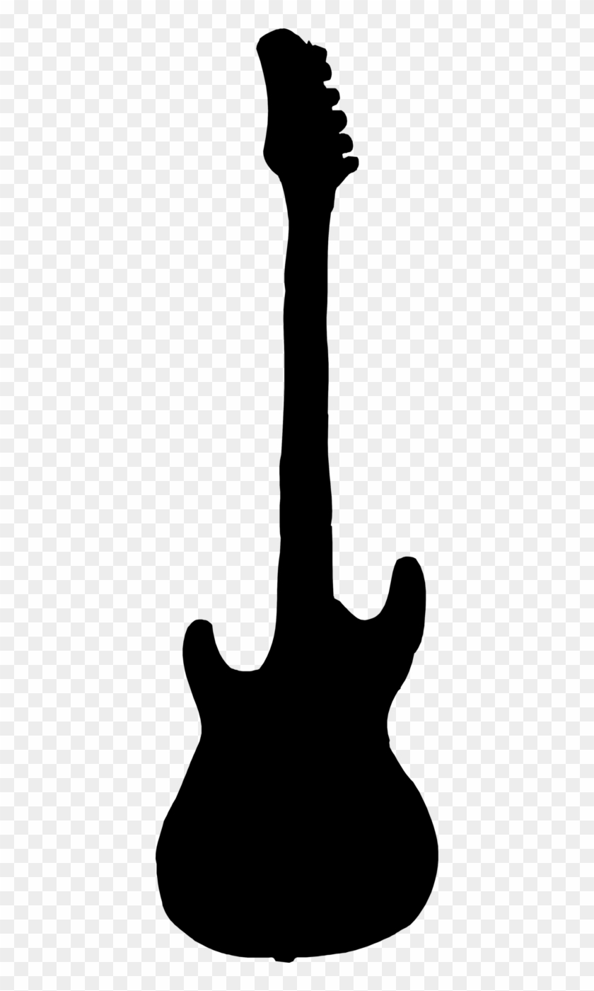 Clipart Of Guitar, Harrison And Classic Guitar - Guitarra Electrica Silueta Vector #1198129