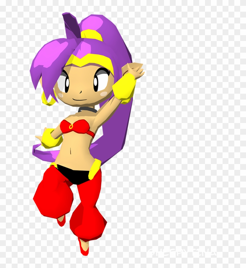 Half-genie Hero Animation Shantae And The Pirate's - Cartoon #1198215