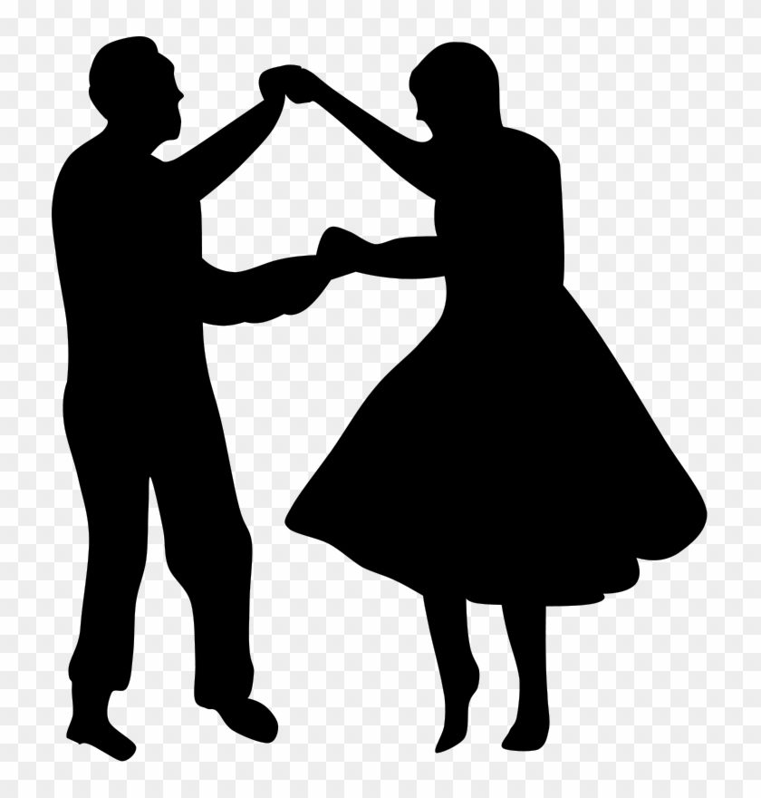 Buckled At The Knees Rock 'n' Roll Dance Tango Cha-cha - Dancing Clip Art #1198301