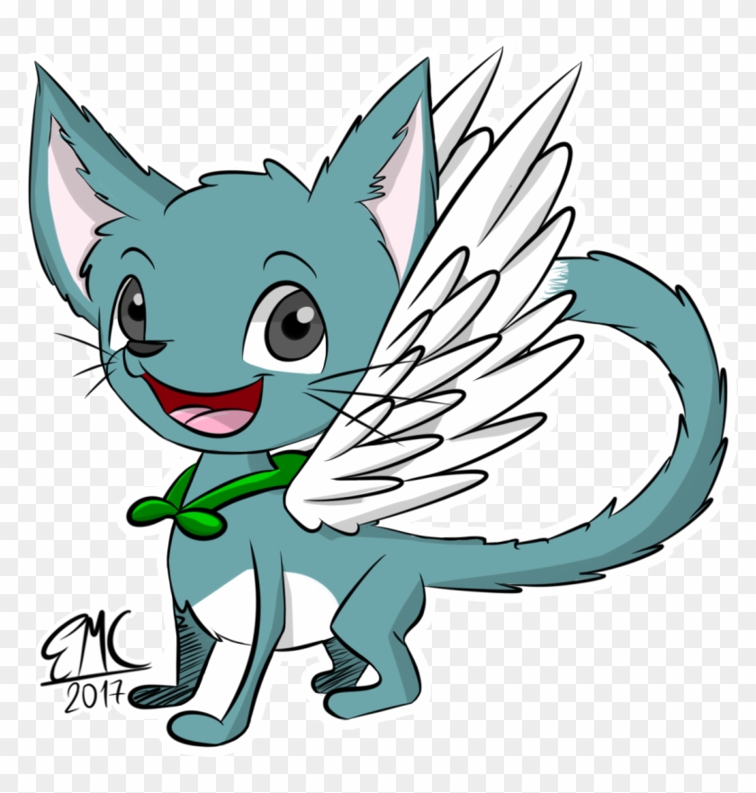 Happy El Gato Alado - Cartoon #1198320