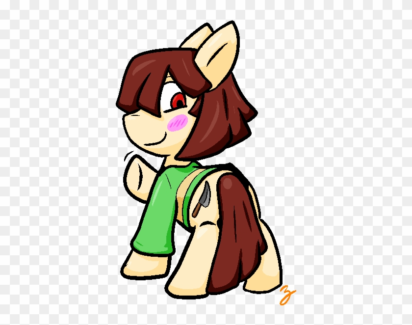 Zutcha, Chara, Crossover, Ponified, Pony, Safe, Simple - Cartoon #1198376