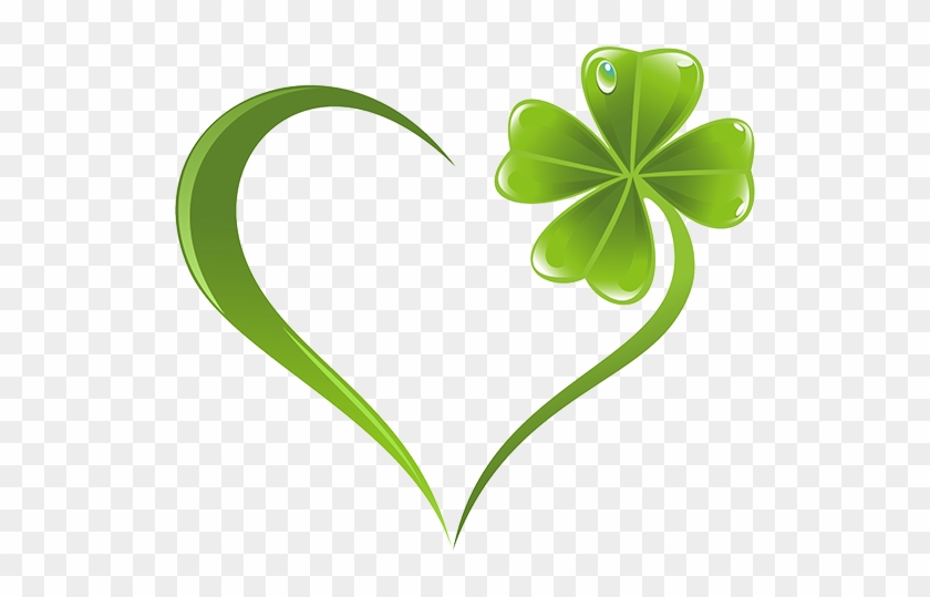 Four-leaf Clover Tattoo Heart Shamrock - 4 Leaf Clover Heart #1198413