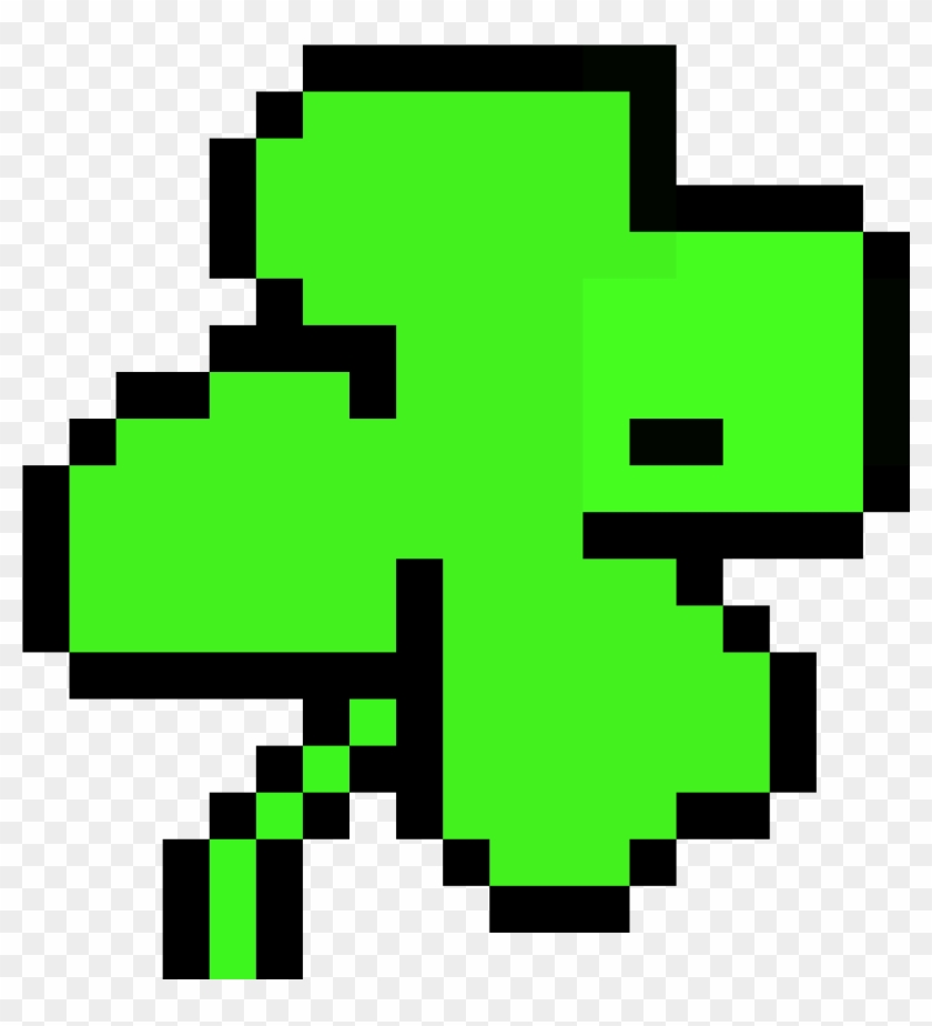 4 Leaf Clover - Robot Minecraft Pixel Art #1198613
