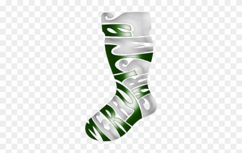 Christmas Stockingmerry Christmasyard Artclip - Sock #1198918