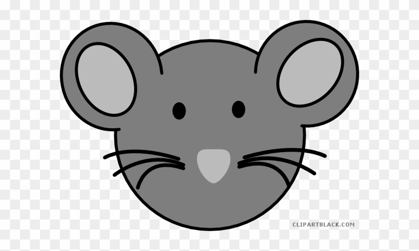 Mouse Face Animal Free Black White Clipart Images Clipartblack - Clip Art #1198967