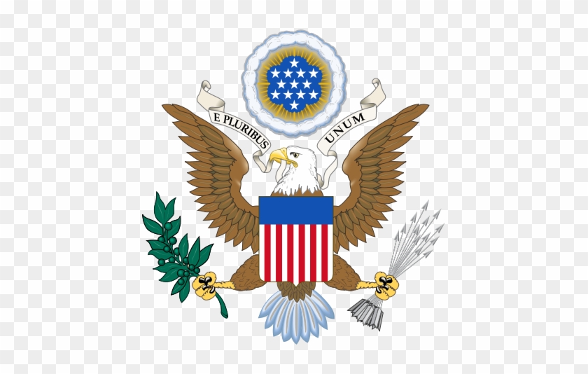 Clipart Of Us Symbol Of Eagel - Great Seal Of The United States #1199092