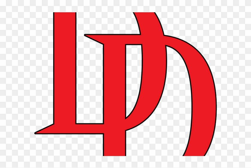 Daredevil Clipart Symbol - Daredevil Initials #1199107