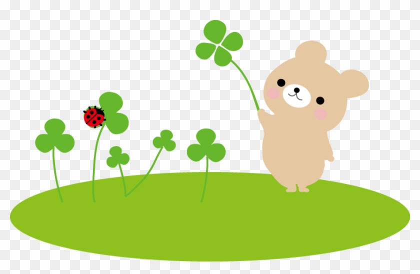 Four Leaf Clover Wallpaper うさぎ 画像 可愛い イラスト Free Transparent Png Clipart Images Download