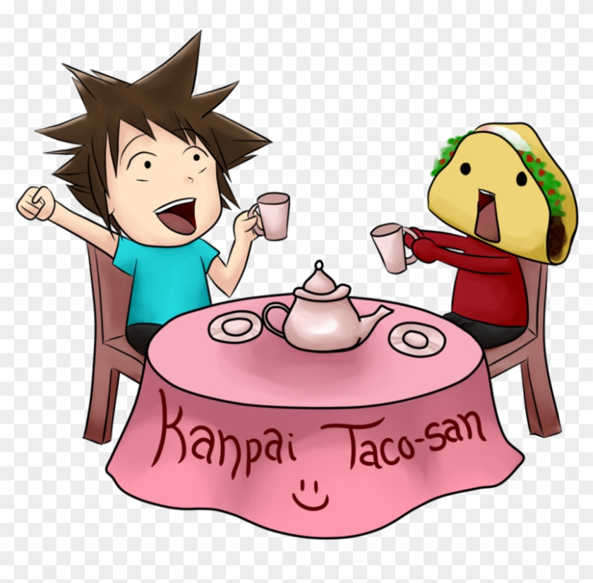 Taco Tea Party By Lizabyte - Cartoon #1199362