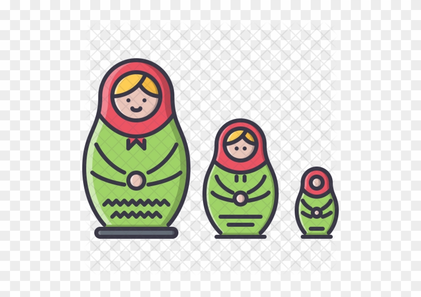 Nesting Doll Icon - Matryoshka Doll #1199484