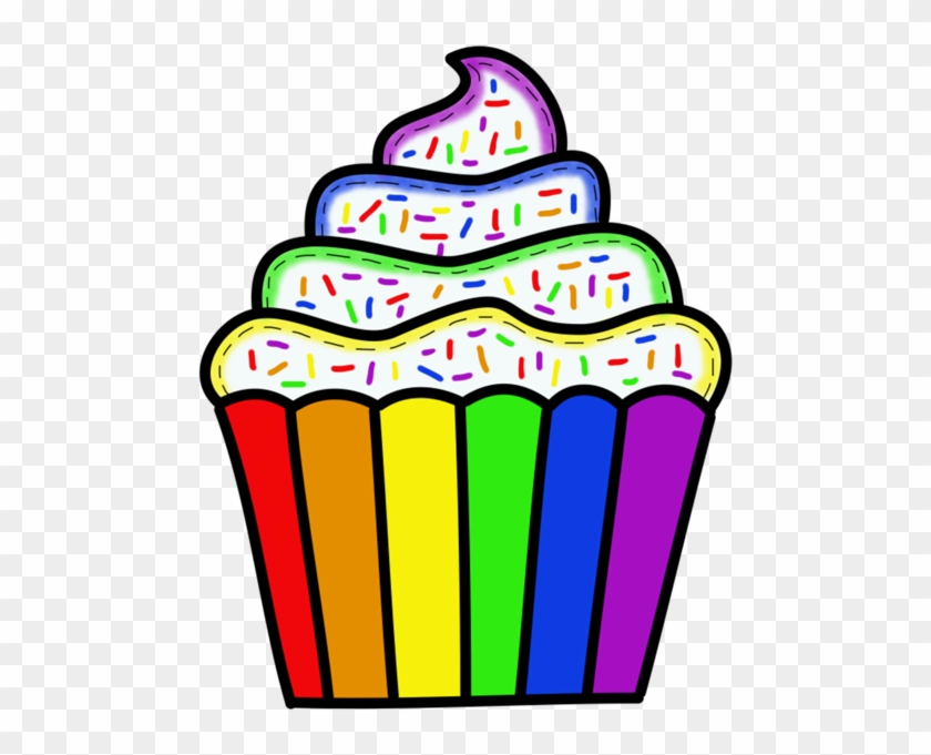 *✿**✿*cupcake*✿**✿* - Rainbow Cupcake Clipart #1199594