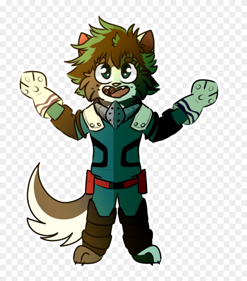 Izuku Cat By Legend Mystery - Cartoon #1199600