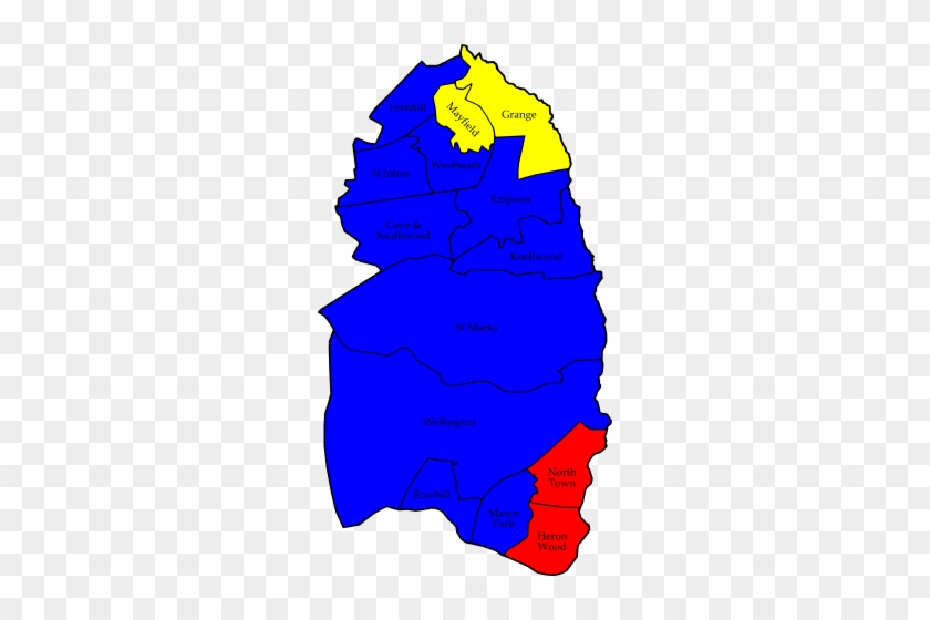 Rushmoor Borough Council Election, - Map Of Rushmoor Borough #1199707