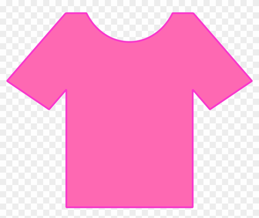 Filet Shirt - Pink T Shirt Vector #1199851