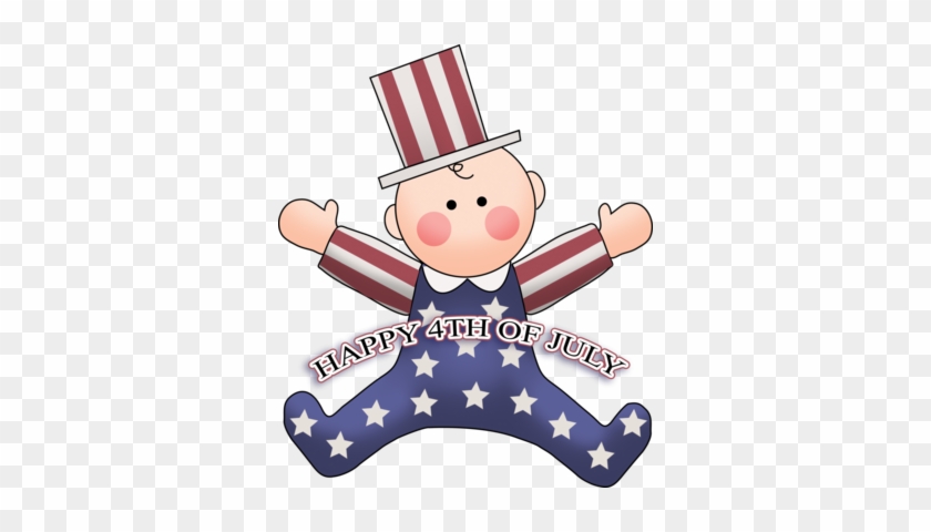 Baby Clipart 4th July - Happy 4th Of July Baby #1199873