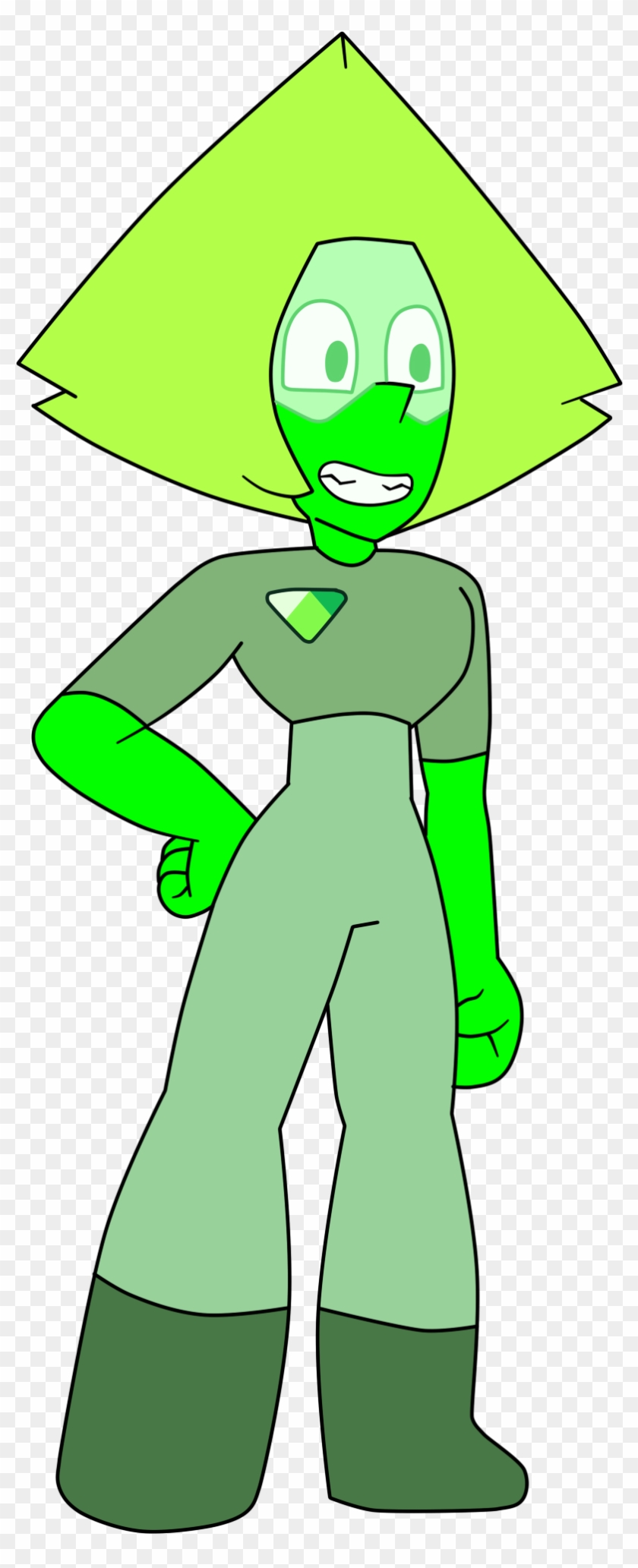 Peridot Chest Gem 1 - Steven Universe Peridot Gemcrust #1200028