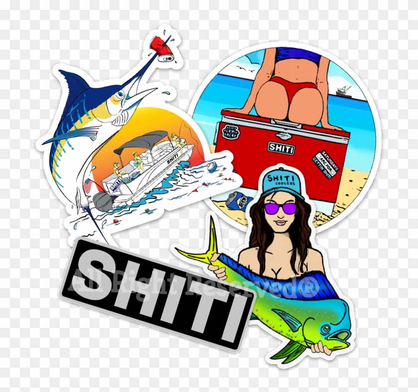 Shiti Chicks 4-pack - Shiti Decals #1200048