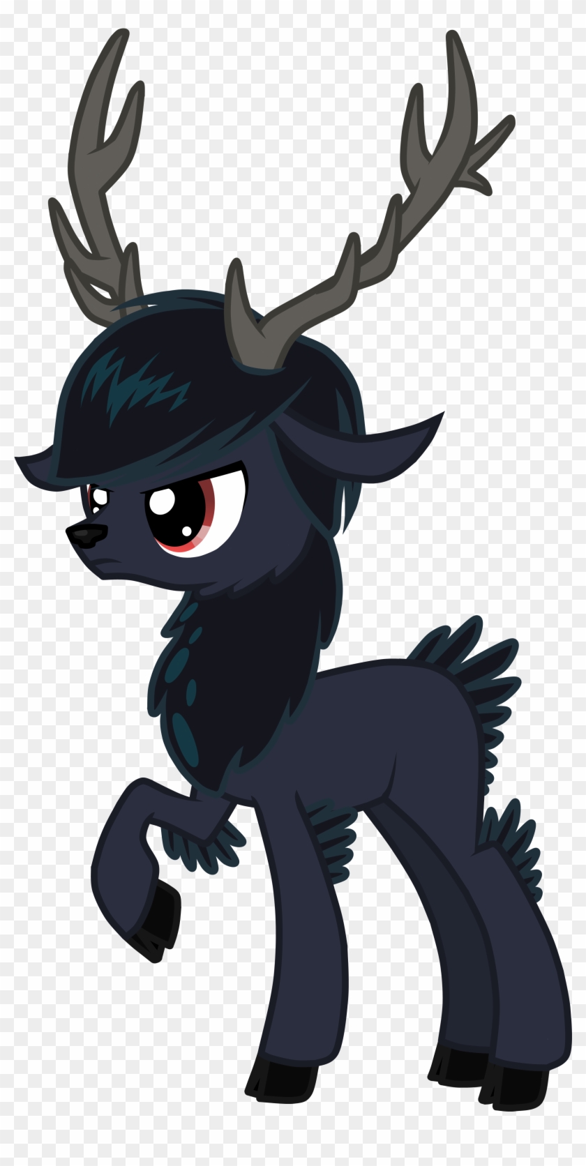 Ravenstag Vector By Neutron Quasar Ravenstag Vector - Cartoon #1200051