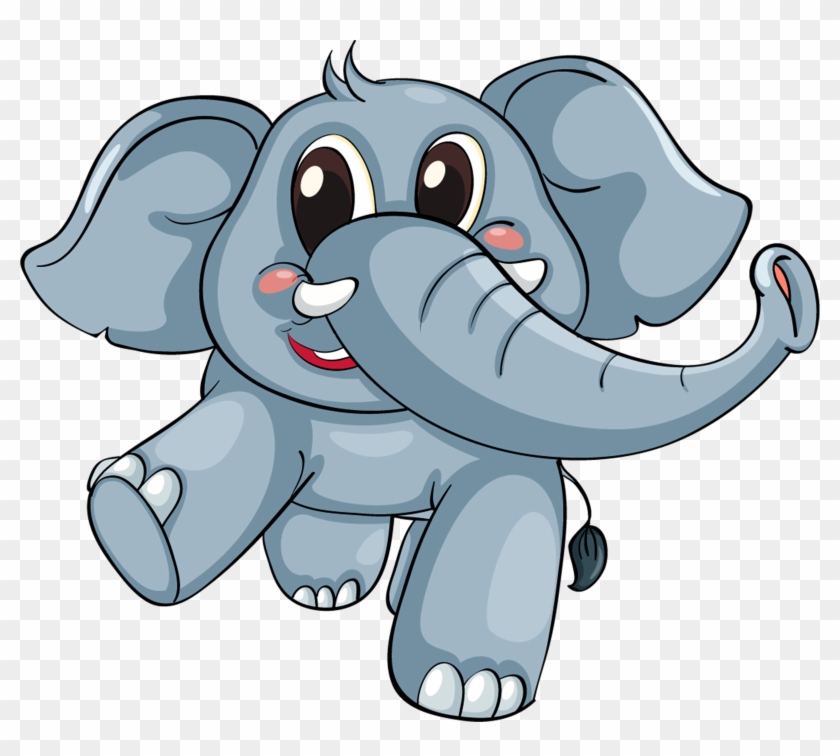 Cartoon Baby Elephant - Elephant Png Cartoon #1200070