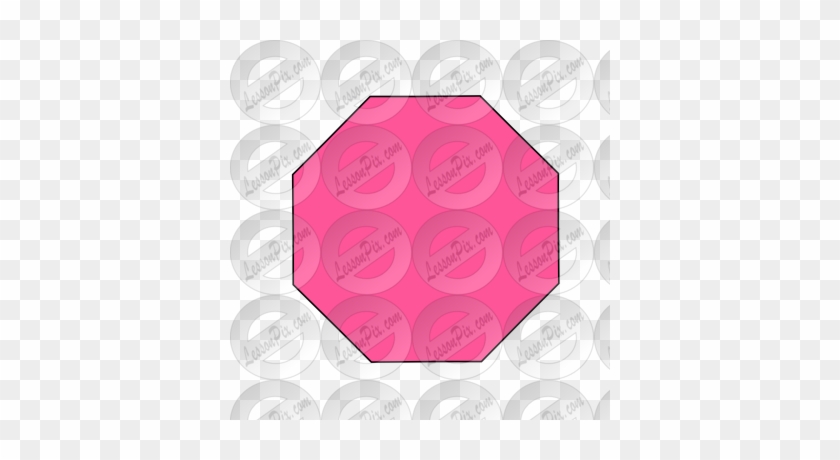 Octigon Clipart Pink - Clip Art #1200167
