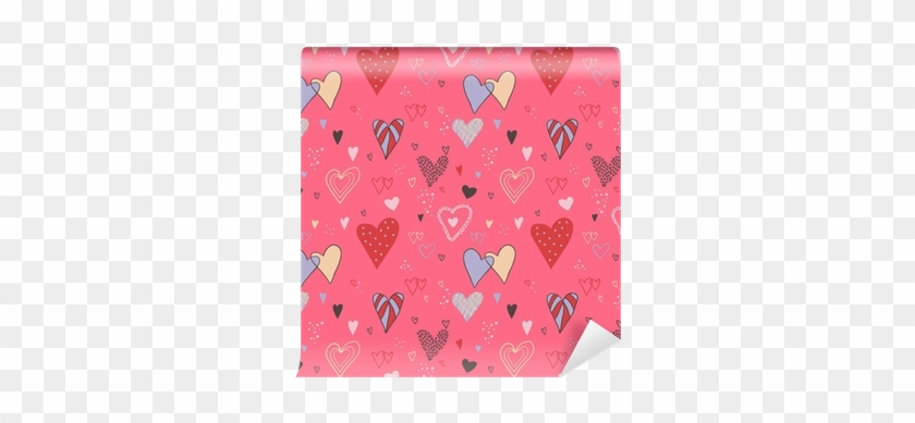 Retro Romantic Seamless Pattern With Hearts - Heart #1200249