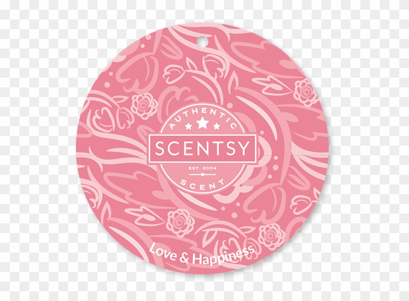 Love And Happiness Scentsy Scent Circle - Scentsy Scent Pak Lush Gardenia #1200287